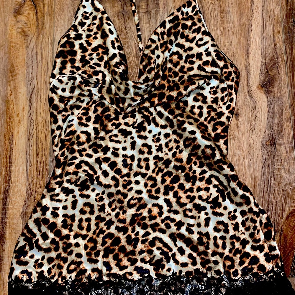 Night dress slip. Silk material